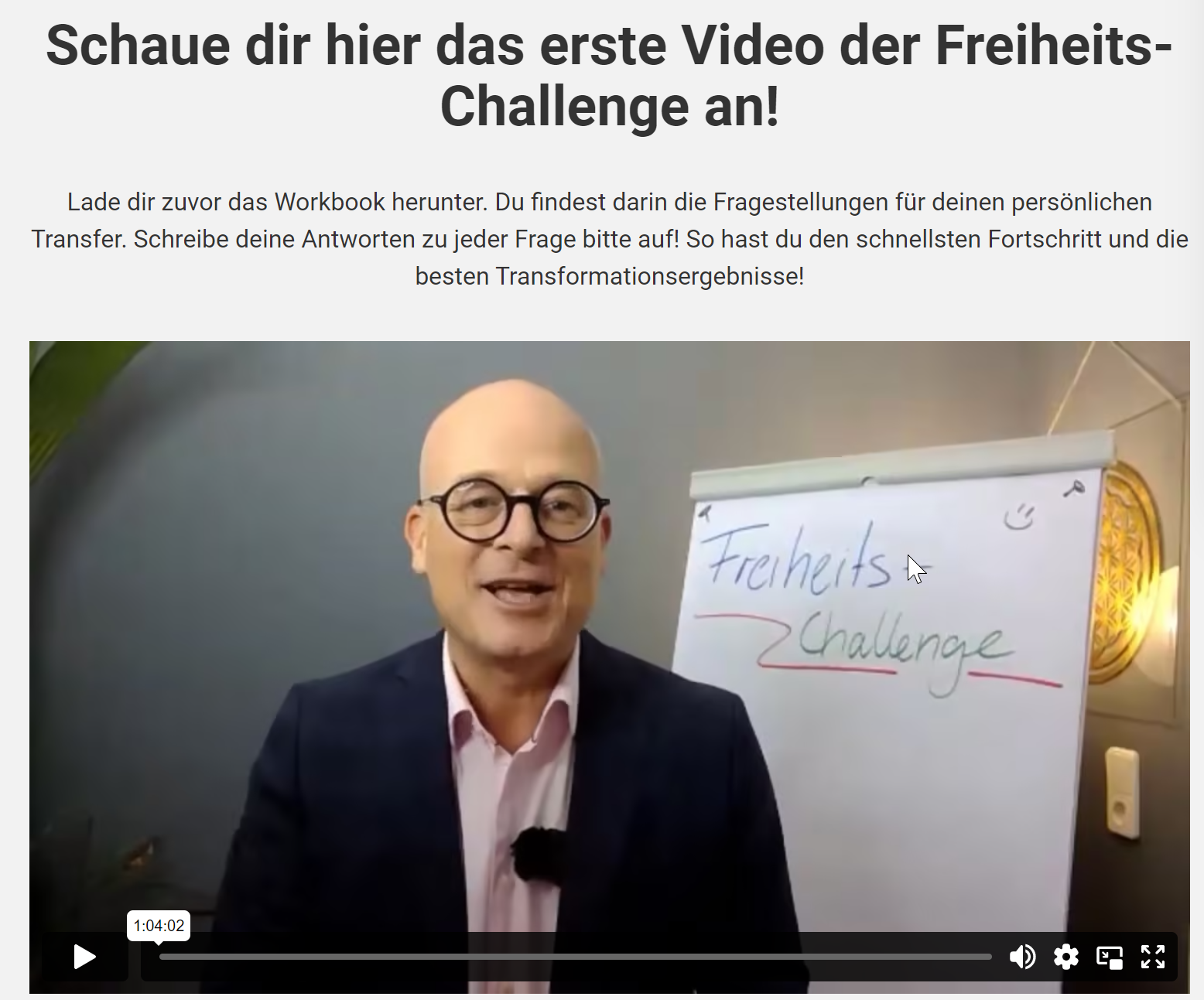 Freiheits-Challenge Videos Dr. Michael Hartschen 