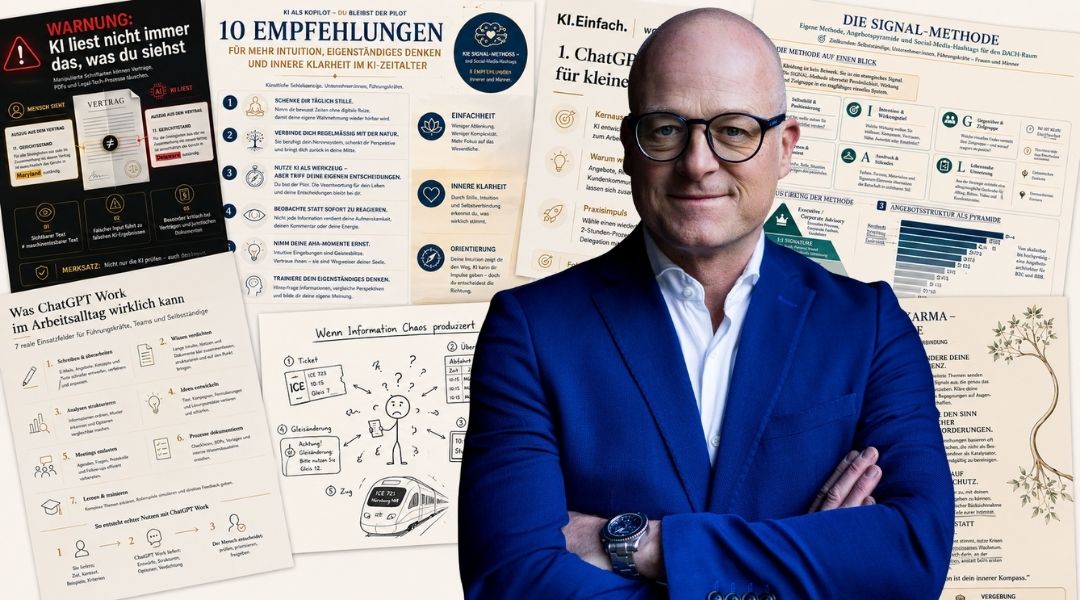 Beispiel einer Infografik zum Thema Infografiken und Lernkarten mit KI erstellen von Dr. Michael Hartschen